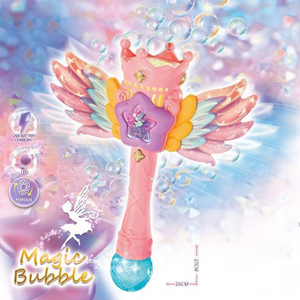 Jinying OEM ODM Máquina de Burbujas Eléctrica para Exteriores, Varita Sopladora de Burbujas para Niños, Juguetes de Burbujas de Plástico Automáticos para Fiestas y Bodas - Product Image 1