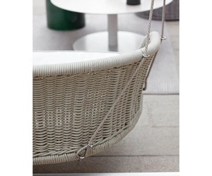 Double Love Seater Garden Hanging Swing Chair Swing Sofa Bed Traditional Wide Outdoor Rattan Swing Sofa Hanging Chair - Product Image 6