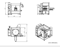 Machine de remplissage et de bouchage de sachets à six têtes haute performance 2026 en promotion pour jus, boissons, lait, yaourt, petites entreprises