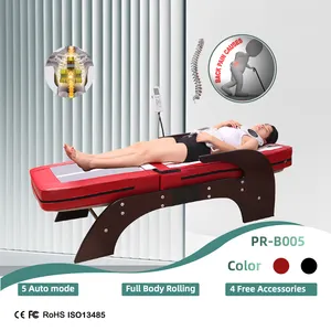 Nieuw Ontwerp Lumbale Tractie Jade Roller Therapie Bed Salon Meubels Thermisch Toermalijn Tafel Infrarood Massage Bed Wervelkolom Massageapparaat