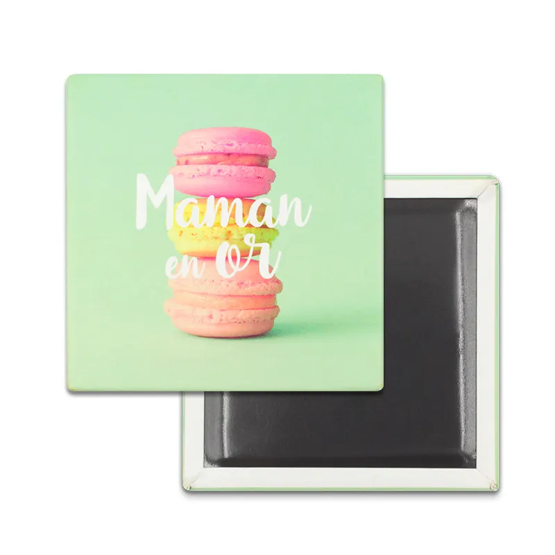 फ्रिज मैग्नेट अनुकूलित उपहार चुंबक स्मारिका बिजनेस कार्ड फ्लैट कनाडा लिविंग रूम के लिए कस्टम स्मृति चिन्ह धातु फ्रिज चुंबक