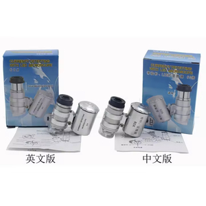 Mini <span class=keywords><strong>microscope</strong></span> de taille 60x <span class=keywords><strong>Microscope</strong></span> de détection de monnaie <span class=keywords><strong>Microscope</strong></span> illuminé à LED - Product Image 5