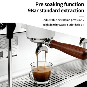 Máquina de Espresso Profesional Comercial Semiautomática con Doble Caldera para Cafetería, Tienda de Té con Leche, Hotel Bs-hf - Product Image 4