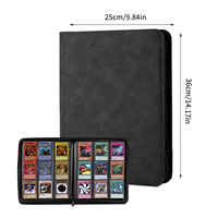 Classeur de cartes à collectionner en cuir PU, 9 pochettes, pour TCG, en stock, prêt à être expédié, capacité 360 cartes, prix fabricant