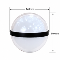 Lampes murales LED intelligentes à alimentation CA, étanches IP65, pour jardin et extérieur, avec contrôle Wi-Fi et application, 3000K, à intensité variable