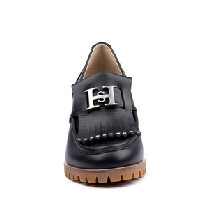 Scarpe Casual da donna con Logo personalizzato 2025 in pelle nera abito da esterno con tacco alto tacchi alti personalizzati in pelle da ragazza <span class=keywords><strong>Mary</strong></span> <span class=keywords><strong>Jane</strong></span> - Product Image 4