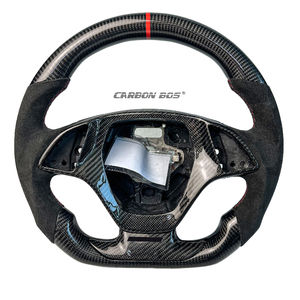 Volante de Fibra de Carbono con Superficie Brillante y Parche para el Pulgar, Venta Directa de Fábrica, para Chevrolet <span class=keywords><strong>Camaro</strong></span> C7 C8 Corvette - Product Image 1