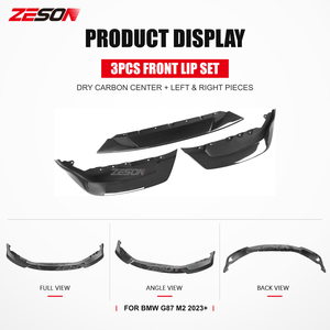 Lame avant en fibre de carbone sèche style CS pour BMW M2 G87 Coupé 2023+ - Product Image 3