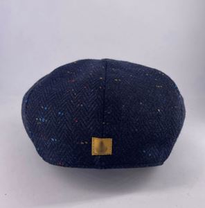 หมวกเบเร่ต์ผู้ชายแบบสั่งทำพิเศษสำหรับฤดูใบไม้ร่วงและฤดูหนาว  โลโก้แบบกำหนดเอง ผ้าแบบกำหนดเอง ผ้าขนสัตว์แบบเย็บติดกัน หมวกทรงนิวส์บอย - Product Image 5