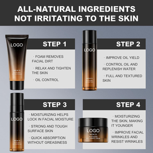 Produits de beauté pour la <span class=keywords><strong>peau</strong></span> Produits de <span class=keywords><strong>soin</strong></span> du visage pour hommes Boîte faciale anti-âge qui répond à tous les besoins quotidiens des hommes en matière de soins du visage - Product Image 6