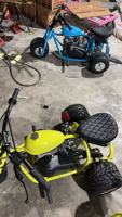 Kart à 4 roues pour drift avec barre de protection et spoiler arrière, spécifications du cadre