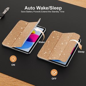 เคสแท็บเล็ต Richison สำ<span class=keywords><strong>ห</strong></span><span class=keywords><strong>รับ</strong></span> <span class=keywords><strong>iPad</strong></span> ขนาด 10.9 11 นิ้ว แบบมีกลิตเตอร์ บาง กันกระแทก พร้อมที่เก็บปากกา ฟังก์ชั่น Auto Sleep/Wake - Product Image 4