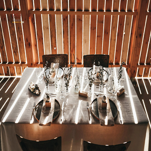 Blu Beige modello matrimonio grande bianco Fine <span class=keywords><strong>tovaglia</strong></span> di lino naturale <span class=keywords><strong>con</strong></span> pizzo cucito spesso enorme corridore verde all'ingrosso personalizzato - Product Image 5