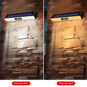 Luces Solares LED Dinámicas de Emergencia, Luz Roja y Azul para Construcción de Carreteras Nocturnas, Lámpara de Camping Impermeable, Luz Nocturna para Jardín - Product Image 5