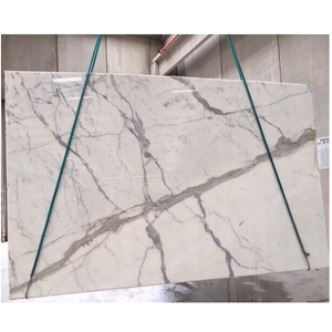 Plan de travail de cuisine blanc Calcutta Comptoir en granit marbré Comptoirs en pierre - Product Image 4