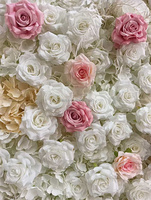 Panneau floral artificiel LEXI fait main 3D 5D en soie pour mur de fleurs, toile de fond de mariage, décoration événementielle personnalisée réutilisable, remise de diplôme