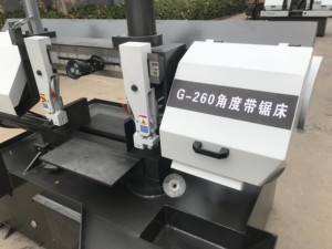 Trung quốc tự động cột đôi ngang <span class=keywords><strong>bandsaw</strong></span> gz4240 góc cắt 45 độ ban nhạc đã thấy máy cho kim loại - Product Image 6