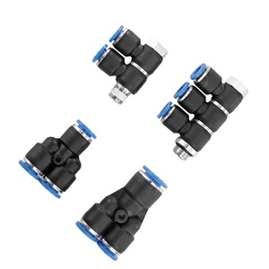 Accesorios neumáticos PBT de 8, 10 y 12mm, codo de rosca de ángulo recto macho de alta calidad, Conector de tubo de manguera de aire neumático de plástico de un toque - Product Image 2