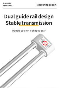 Hengliang in acciaio inossidabile a doppia colonna <span class=keywords><strong>Vernier</strong></span> righello elettronico digitale altezza a manovella da banco nonio pinze - Product Image 3