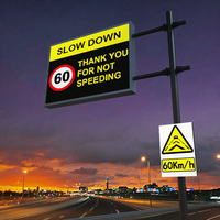 Écran d'affichage à messages variables LED extérieur P8, écran LED de signalisation routière de haute qualité