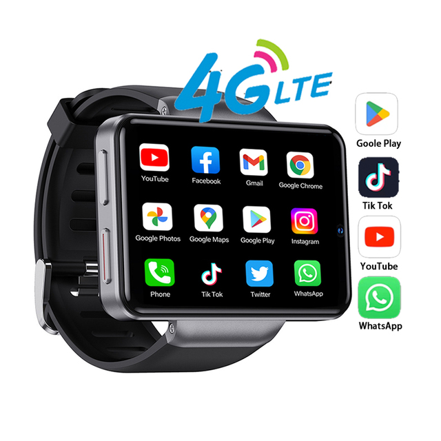Factory Sales BT Gps Wifi Camera 4g Smartwatch Android Men Sports Waterproof Fashion Relojes DM101 Smart Watch 4g with Sim Card