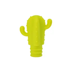 Venda quente moderno cacto design silicone vinho garrafa rolha reutilizáveis vinho plug bar ferramentas