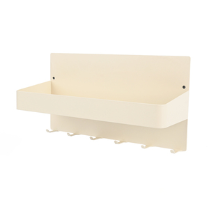Étagère de rangement magnétique en métal noir de qualité supérieure, antirouille, pour réfrigérateur, avec 5 crochets robustes, vente en gros - Product Image 2