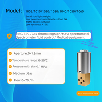 Vanne de régulation proportionnelle pour analyseur de gaz, 12V 24V, haute pression, micro-vanne solénoïde de contrôle, vanne solénoïde à gaz en acier inoxydable, expédition mondiale