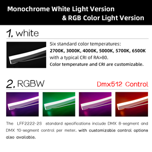 Bande lumineuse LED flexible en silicone RGBW personnalisée LFT2222-1, étanche IP67, lumière néon pour l'extérieur, façade <span class=keywords><strong>de</strong></span> bâtiment d'hôtel - Product Image 5