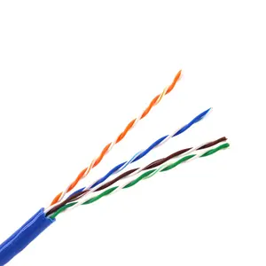 Внутренний наружный кабель cat5e 305 м lan UTP FTP интернет производитель OEM CAT5E 1000ft color box cat5 домофон кабель