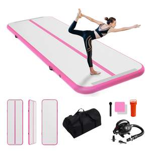 Tapis de gymnastique gonflable multifonctionnel 10FT Air Track pour entraînement de gymnastique avec pompe - Product Image 1