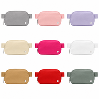 Custom Logo Zipper Waterproof Nylon Sports Running Side Belt Hip Leg Messenger Bum Belt Sling Chest Crossbody Unisex Fanny Pack