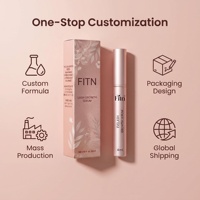 Sérum Naturel Vegan Bio pour la Croissance des Cils et des Sourcils à l'Huile de Ricin, Nourrissant et Allongeant, Sans Prostaglandine, Marque Privée, Vente en Gros