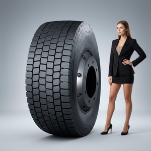 AD733 295/80R22.5 Truck Tires with Strong <b>Biting</b> Edges Guarantee Traction - Product Image 1
