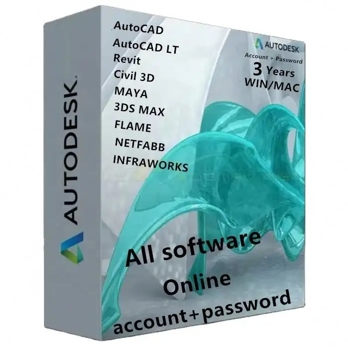 PC/MAC AutoCAD Civil 3D Map 3D Mechanical Design Review Backdraft License/Key 2022 AutoDesk