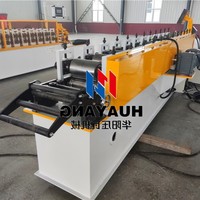 Machine automatique de profilage à froid pour montants et rails métalliques en C, pour la production de profilés légers en C pour cloisons sèches avec contrôle PLC