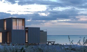 Prefab Sea Chalet โรงแรมแบบพกพา, <span class=keywords><strong>บ้าน</strong></span><span class=keywords><strong>น</strong></span>อกบ้านบ้านจิ๋ว2<span class=keywords><strong>ชั้น</strong></span>กระท่อมกระท่อมกระท่อมแบบแยกส่ว<span class=keywords><strong>น</strong></span>สำหรับโรงแรมรีสอร์ท - Product Image 4