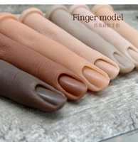 Doigts d'entraînement flexibles en silicone, modèle de main pour la formation en manucure, outils de présentation pliables pour salon et école