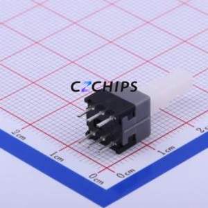 XKB8585-W-220 Push Button Switch Through hole Component (THT) Switch No Lock Square Button Through Hole 100mA - Product Image 2