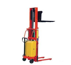 Small Self-Load Lifting <strong>Stacker</strong> Portable <strong>1.5T</strong> 1600MM Mini Semi-Electric Forklift Hand <strong>Manual</strong> Lifting Forklift From China - Product Image 5