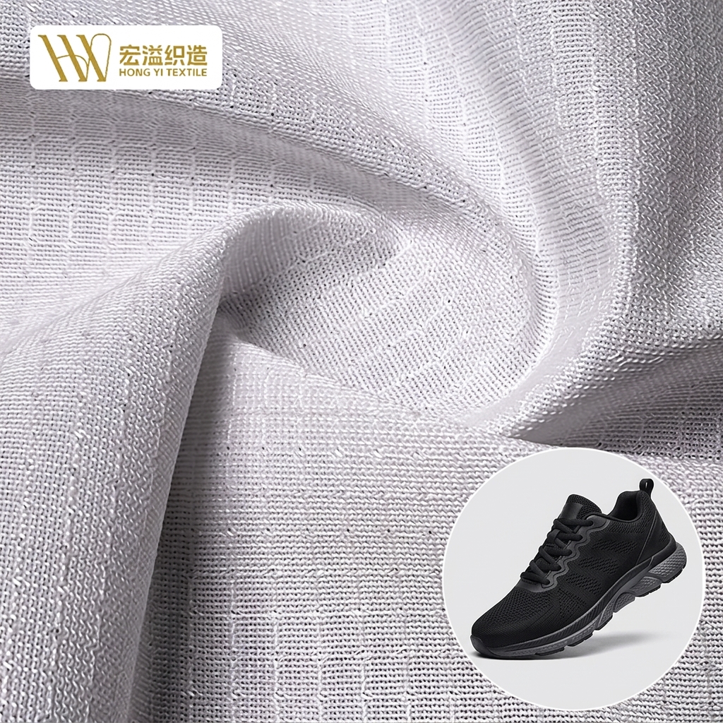 Source Factory Single Layer Polyester Mesh Fabric Breathable Knit Mesh Fabric for Running Sneakers Casual Sports Shoes Lining