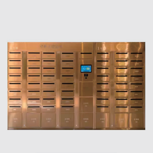 Cerradura Electrónica Inteligente para Exteriores, Casillero de Entrega con Sistema de Almacenamiento Inteligente de Acero Inoxidable, Casillero para Paquetes, Fabricación en Chapa Metálica - Product Image 2