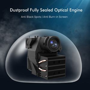 Projecteur LED LCD Android 9 CRE Mini 7500 Lumens, compatible 4K, WiFi, son stéréo HIFI, objectif à mise au point automatique, format de poche, home cinéma - Product Image 3