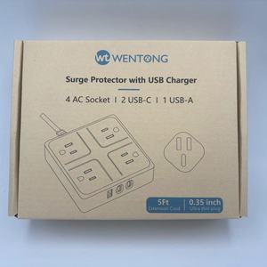 Wentong Vente Chaude Prise Multiple US 4 Ports PD BC 1.2 Charge Rapide 1 Port 2 Ports USB-C Matériau Ignifuge Garantie 18 Mois - Product Image 6