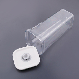 Large space storage tank plastic retro luxury space transparent leisure acrylic manufacturer plastic canister jar