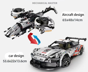 <span class=keywords><strong>Master</strong></span> 9821 moc kỹ thuật 2 trong 1 siêu xe đua 1861pcs gạch câu đố đồ chơi kỹ thuật xe moc khối xây dựng mô hình gạch - Product Image 2