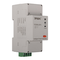 Capteur de puissance intelligent à double circuit avec double entrée CT 250A RS485 Modbus pour la surveillance de l'énergie solaire photovoltaïque