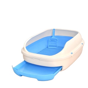 Toilette pour chat écologique de haute qualité <span class=keywords><strong>Double</strong></span> couches Litière pour chat et accessoires - Product Image 2