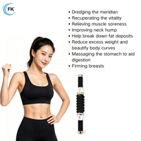 Rouleau de massage corporel professionnel modulaire à billes intérieures personnalisable, anti-cellulite