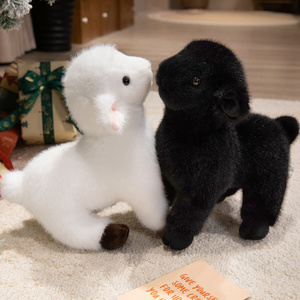 Peluche de Cabrito Blanco y Negro de Simulación, Lindo Peluche de Animal, Regalo para Niños, Personalizado y al por Mayor - Product Image 2